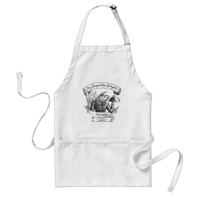 Innsmouth Lovecraft Seafood Restaurant Standard Apron (Front)