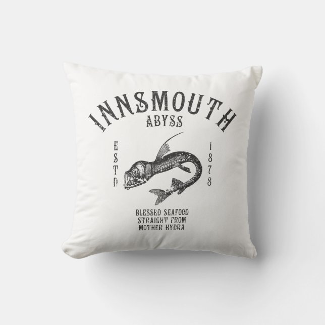 Innsmouth Seafood Deep-sea Fish Viperfish Cushion (Front)