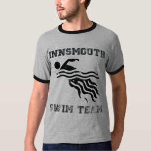Innsmouth Swim Team tee - light distressed