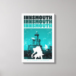 Innsmouth Travel Poster Canvas Print