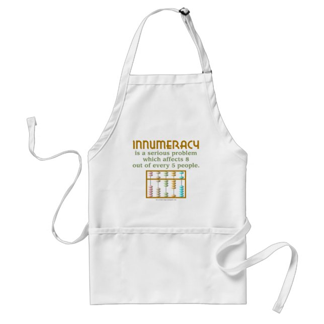 Innumeracy Standard Apron (Front)