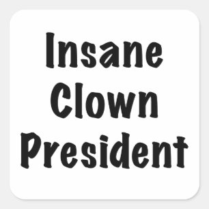 Insane Clown President Square Sticker