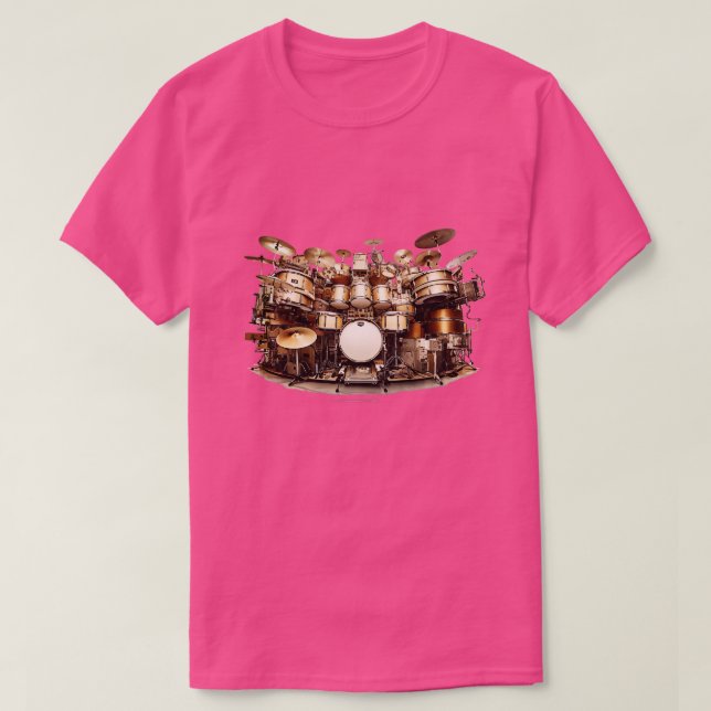 Insane Drum Kit T-Shirt (Design Front)