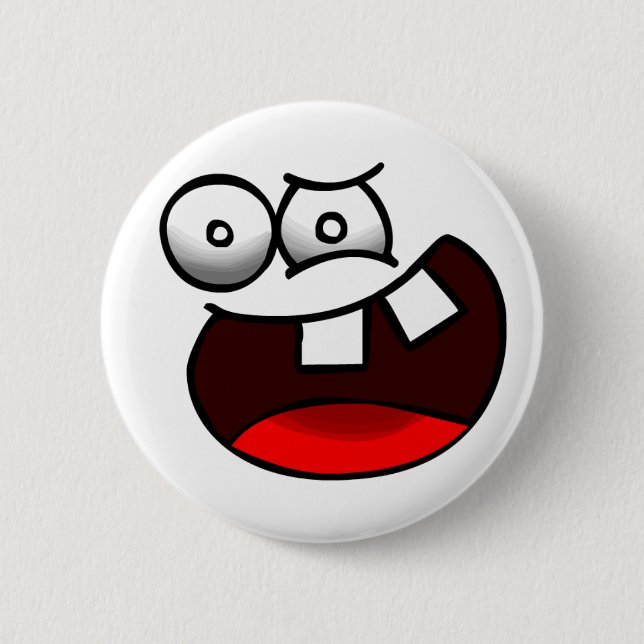 Insane Face Badge (Front)