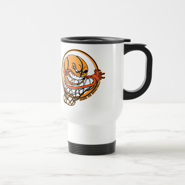Insane for Basketball Travel Mug (Right)