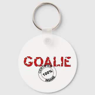 Insane Goalie Key Ring