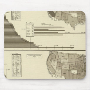 Insane, Idiotic, Blind statistical map Mouse Pad