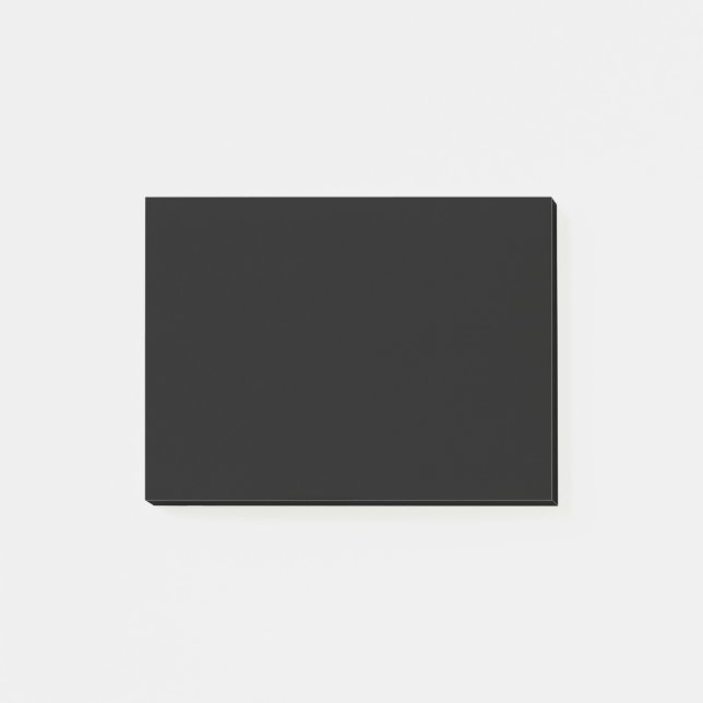 Insanely Black (Darkest Black) CUSTOMIZABLE  Post-it Notes (Front)