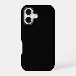Insanely Black (The Darkest Black) CUSTOMIZABLE iPhone 16 Case