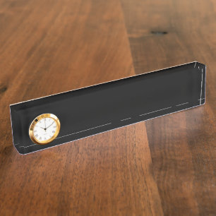 Insanely Black (The Darkest Black) CUSTOMIZABLE Nameplate