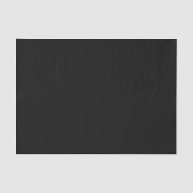 Insanely Black (The Darkest Black) CUSTOMIZABLE Tissue Paper (Front)