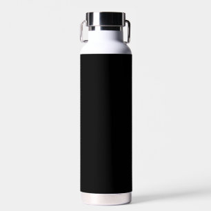 Insanely Black (The Darkest Black) CUSTOMIZABLE  Water Bottle