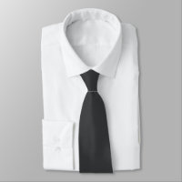 Insanely Dark Grey Neck Tie