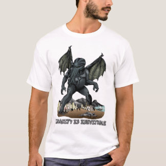 Insanity is Inevitable Cthulhu T-Shirt (light)