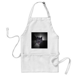Insanity Wolf Advice Animal Meme Standard Apron