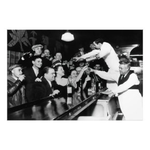 Insatiable Demand for Alcohol as Prohibition Ends Photo Print