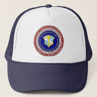 INSCOM SSI and Code Wheel Trucker Hat