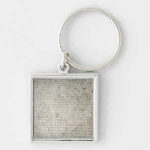 Inscription in the Kushana language written Key Ring