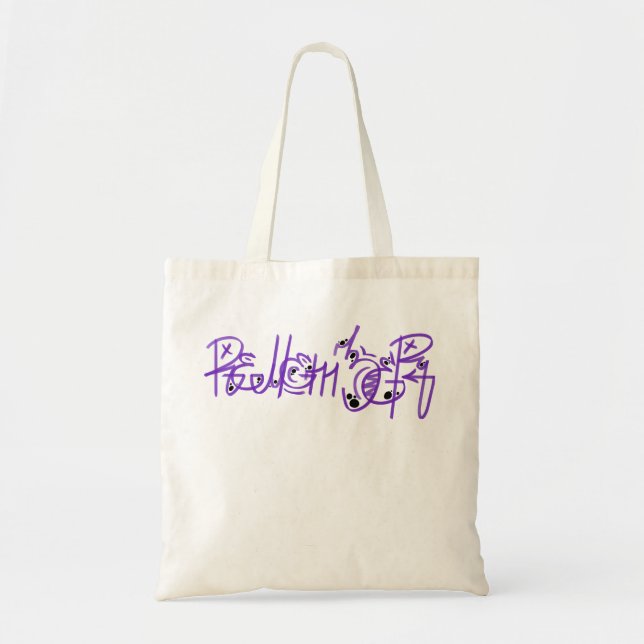 Inscription “remember” collection Cute Bones Tote Bag (Front)