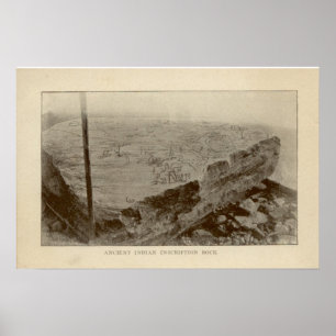 Inscription Rock - Kelleys Island, Ohio Poster