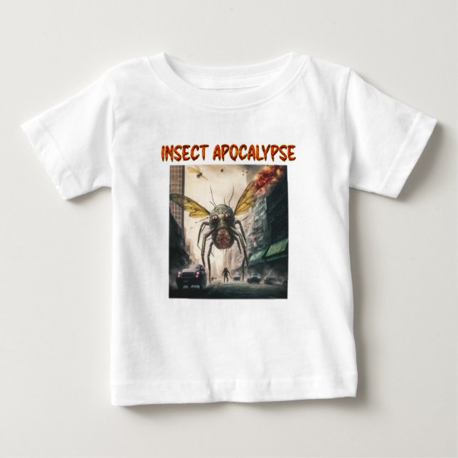  Insect Apocalypse Baby Fine Jersey T-Shirt  (Front)