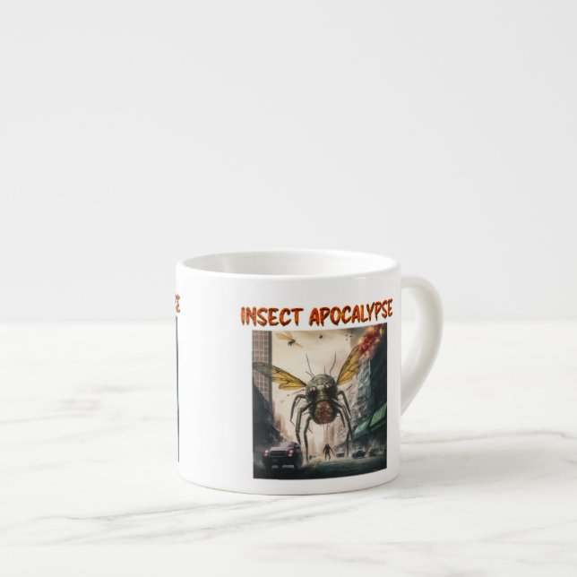  Insect Apocalypse Espresso Mug  (Front Right)