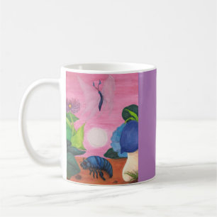 Insect Butterfly Transformation Painting Artwork   Coffee Mug