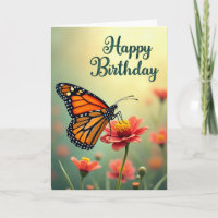 Insect Celebration Birthday Card
