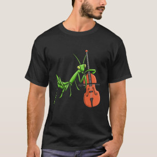 Insect Collecting Bug Catching Entomologist Violin T-Shirt
