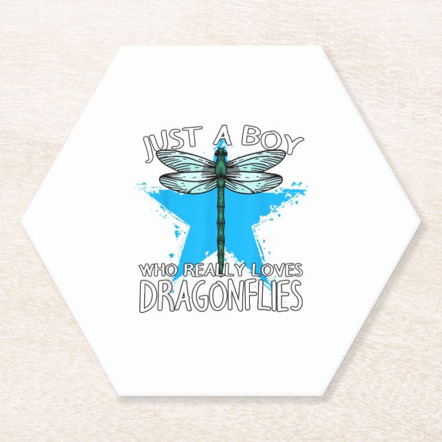 Insect Entomologist Just A Boy Who Really Loves Dr Paper Coaster (Front)