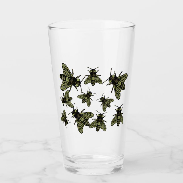 Insect Fest Glass Tumbler (Front)