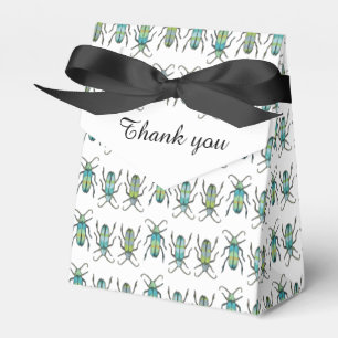 Insect latipes bugs patterned thank you gift box