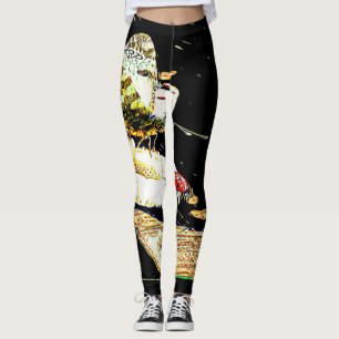 Insect Models: A Butterfly and a Ladybug 01-01 Leggings