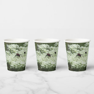 Insect on Elderflower Paper Cups