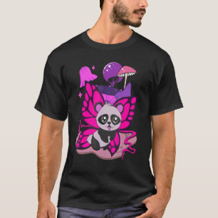 Insect Panda Bear Butterfly Mushroom Cute Animal P T-Shirt
