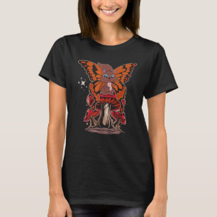 Insect Rodent Butterfly Mushroom Forest Animal Squ T-Shirt
