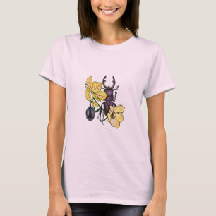 Insect with yellow flowers.  T-Shirt