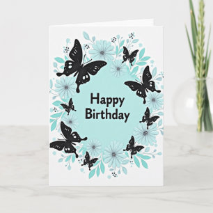 Insect Wreath Birthday Card