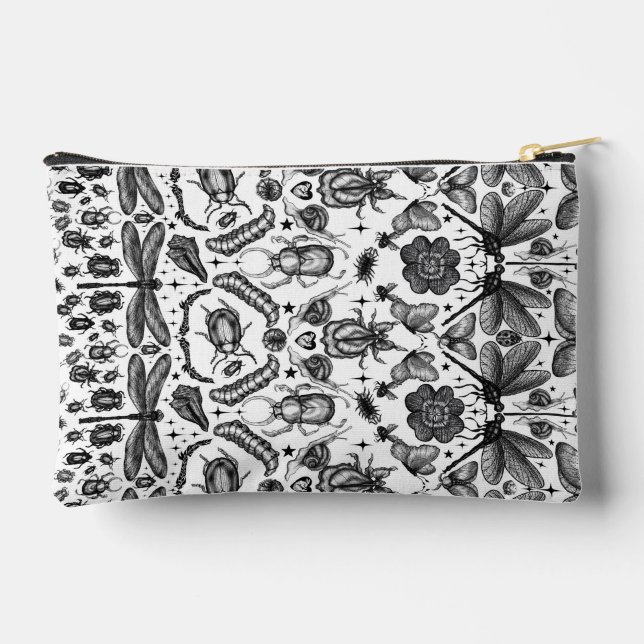 Insects and Bugs Accessory Pouch (Back)