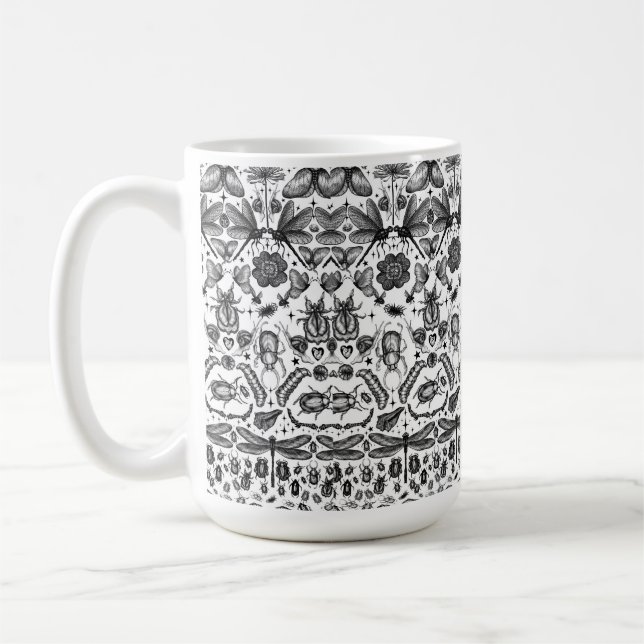 Insects and Bugs Coffee Mug (Left)