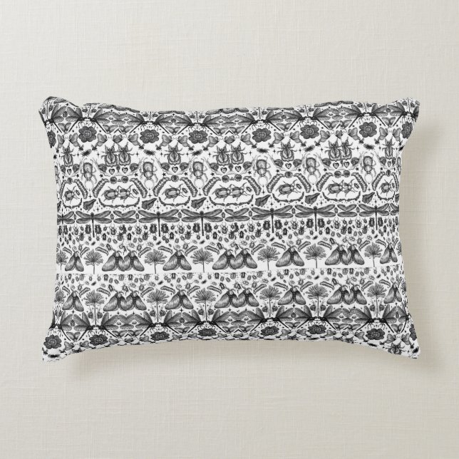 Insects and Bugs Decorative Cushion (Front)
