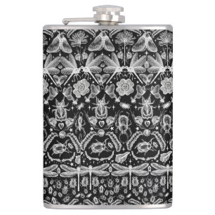 Insects and Bugs Hip Flask