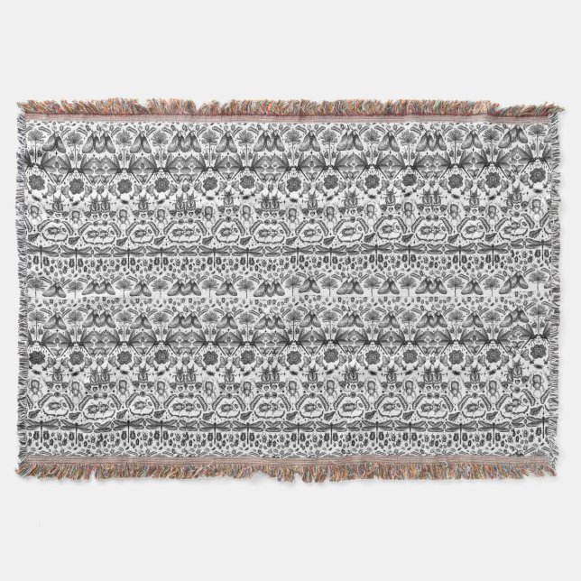 Insects and Bugs Throw Blanket (Front)