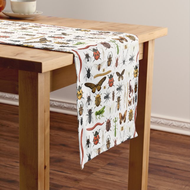 Insects Birthday Party Cloth Table Runner (In Situ)