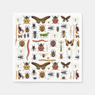 Insects Bugs Napkin