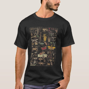 insects Collection Species Bugs Vintage Entomology T-Shirt