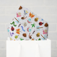 Insects Decoupage Paper, Bugs Tissue
