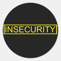 Insecurity funny yellow security guard