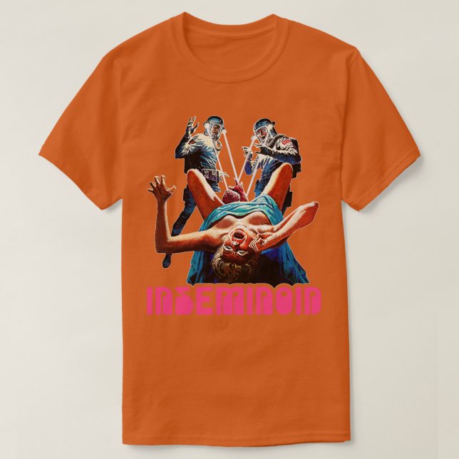 Inseminoid Cult Classic Horror Fan Art T-Shirt (Design Front)