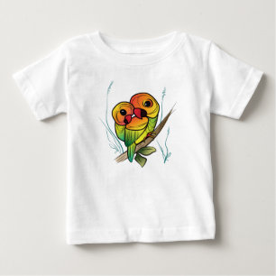 Inseparable Parrots Baby T-Shirt